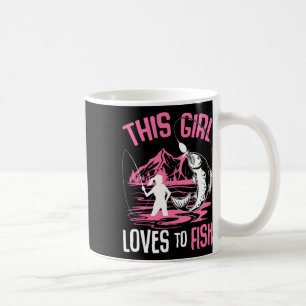 Caneca De Café Esta Menina Adora Pescar Meninas