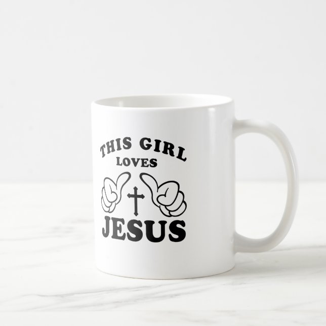 CANECA DE CAFÉ ESTA MENINA AMA JESUS (Direita)