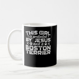 Caneca De Café Esta Menina Está Protegida Por Jesus E Um Terri De