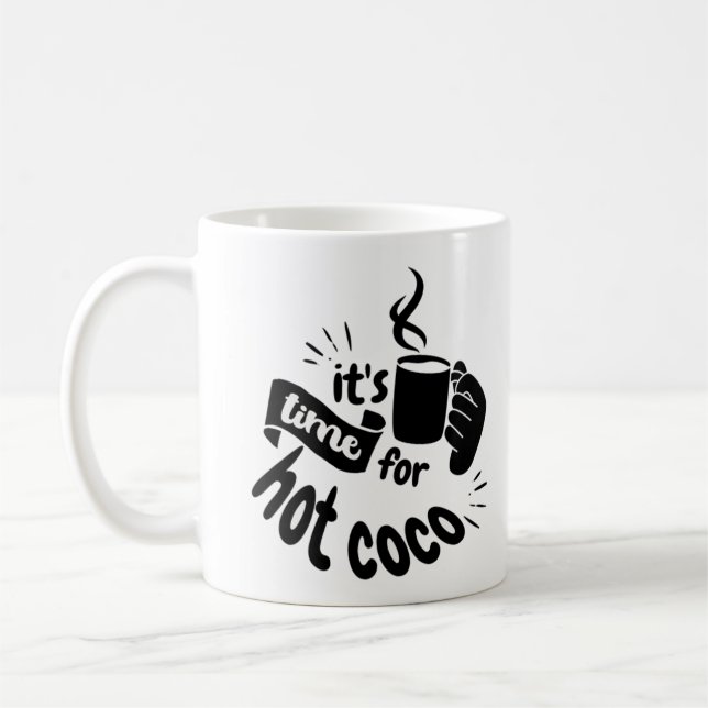 Caneca De Café Está na hora da comida quente (Esquerda)