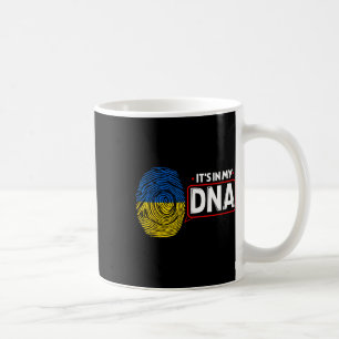 Caneca De Café Está No Meu Dna Bandeira Nacional Ucraniana Patrio