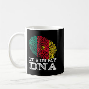 Caneca De Café Está no meu DNA Camarões Presentes Africanos Legal