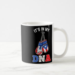 Caneca De Café Está No Meu Dna Puerto Rican Boxing