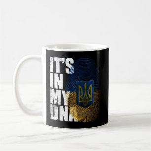 Caneca De Café Está No Meu Dna Ucraniano Vyshyvanka Kozak Ucrânia