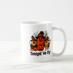 Caneca De Café Esta Noite Voamos Com Dia de as Bruxas engraçado D