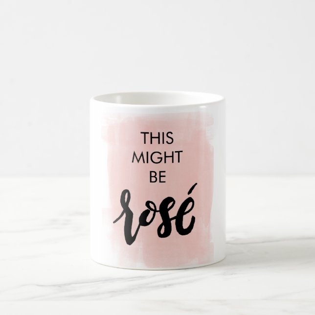 Caneca De Café Esta Pode Ser Rosé Mug (Centro)