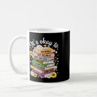 Caneca De Café Está Tudo Bem Cometer Erros Seja Você Mesmo Cura M
