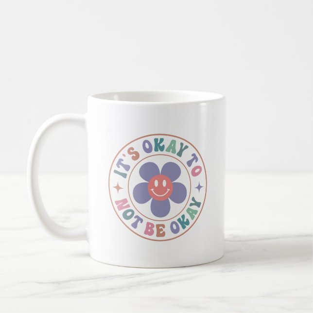 Caneca De Café Está tudo bem não estar bem (Esquerda)