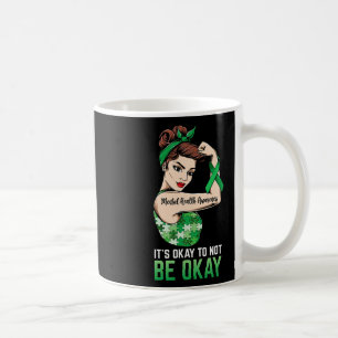 Caneca De Café Está tudo bem não ser bom para a saúde mental
