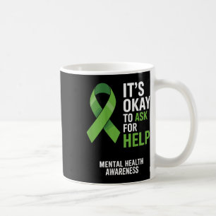 Caneca De Café Está Tudo Bem Pedir Ajuda Para A Saúde Mental, Rib