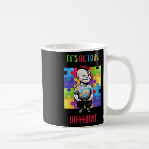 Caneca De Café Está Tudo Bem Ser Diferente Ok Autismo Sensibiliza