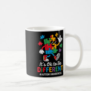 Caneca De Café Está Tudo Bem Ser Um Pouco Diferente Autismo Quebr