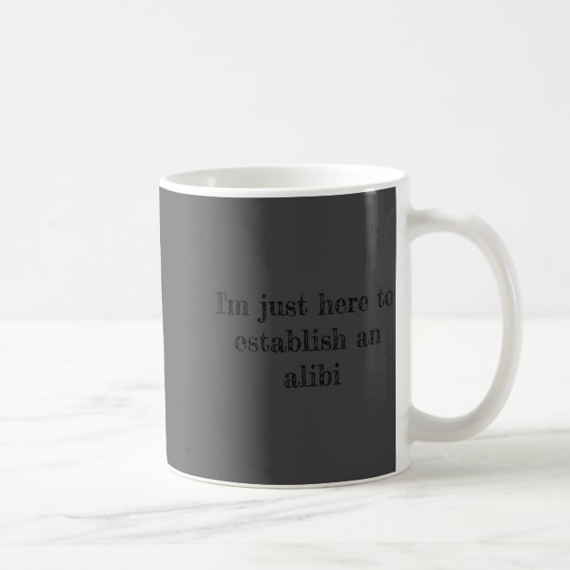 Caneca De Café Establish Alibi  (Direita)