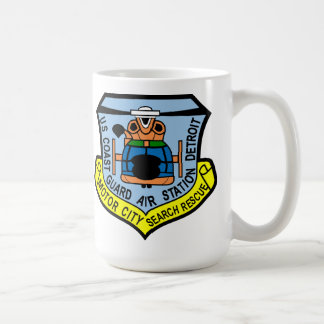 Caneca De Café Estação aérea Detroit da guarda costeira