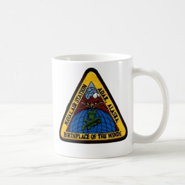 Caneca De Café Estação aeronaval Adak, copo de café de Alaska (Direita)