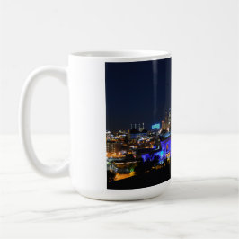 Caneca De Café Estação da união de Kansas City no azul