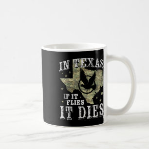 Caneca De Café Estação De Caça No Texas - Voa Que Morre - Dov