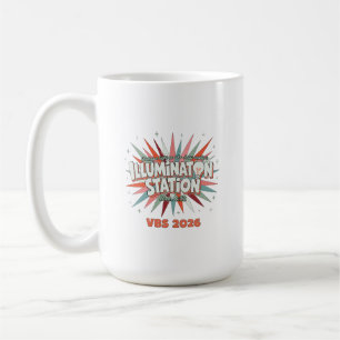 Caneca De Café Estação de Iluminação VBS 2026 João 8:12 Férias
