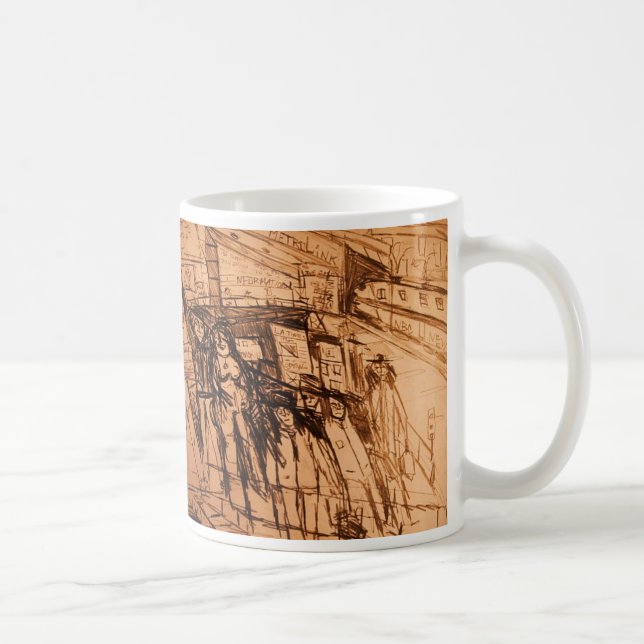 CANECA DE CAFÉ ESTAÇÃO DE METRÔ (Direita)