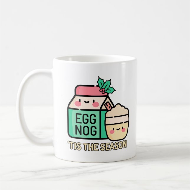 Caneca De Café Estação Eggnog (Esquerda)