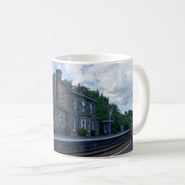 Caneca De Café Estação Ferroviária de Glaisdale (Frente Esquerda)