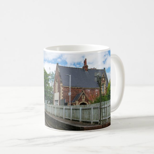Caneca De Café Estação Ferroviária de Rawcliffe (Frente Esquerda)