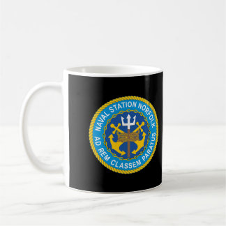 Caneca De Café Estação Naval Norfolk
