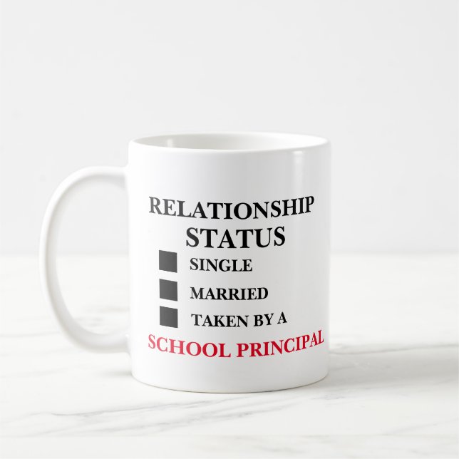 Caneca De Café Estado Civil Diretor da Escola  (Esquerda)
