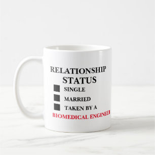 Caneca De Café Estado da relação Engenheiro biomédico