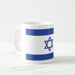 Caneca De Café Estado de Israel Bandeira, Estrela do Judaísmo Dav