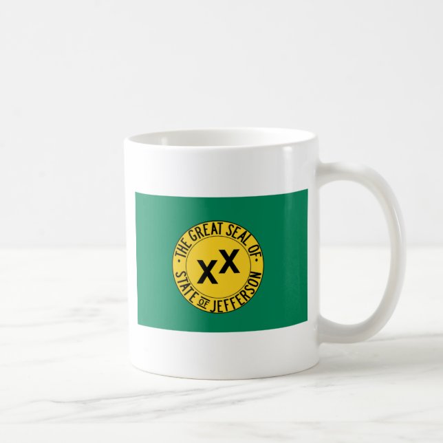 Caneca De Café Estado de Jefferson (Direita)