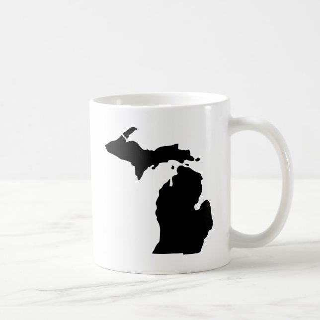 Caneca De Café Estado de Michigan americano (Direita)