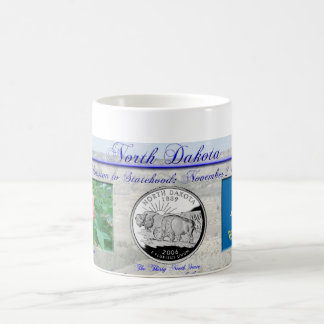 Caneca De Café Estado de North Dakota comemorativo