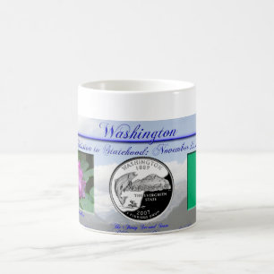 Caneca De Café Estado de Washington comemorativo