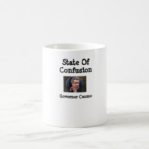 Caneca De Café Estado Do Governador De Confusão Cuomo