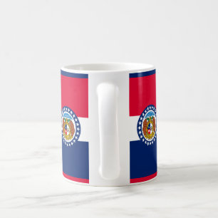 Caneca De Café Estado do Missouri Flag Design