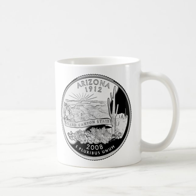 Caneca De Café Estado Faux Triter Grand Canyon State (Direita)