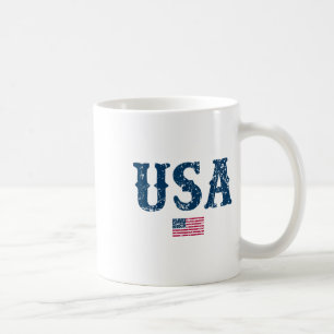 Caneca De Café Estados Unidos da América Bandeira Americana 4 De 