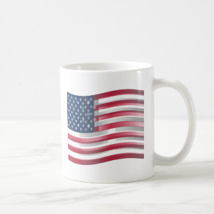 Caneca De Café Estados Unidos da América: Stripes e estrelas em D
