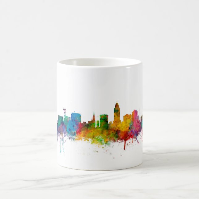 Caneca De Café "Estados Unidos", EUA, da "skyline cidade", (Centro)