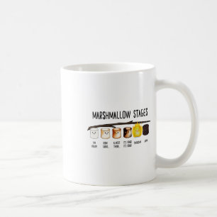 Caneca De Café Estágios de Marshmallow - Acampamento Torrado Kawa