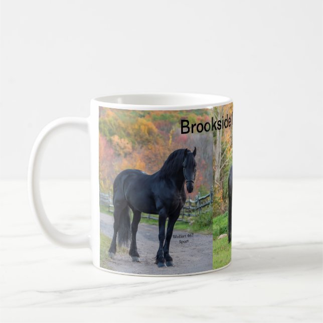 Caneca De Café Estalhões de Friesianos Brookside LLC (Esquerda)