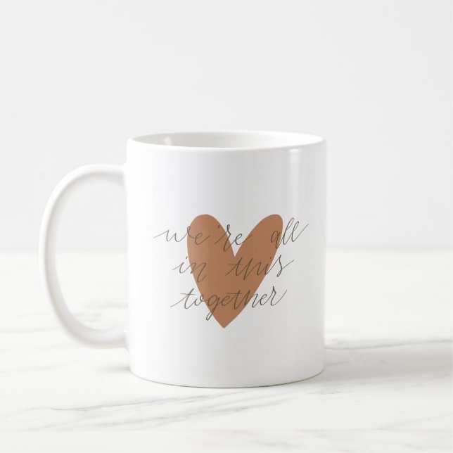 Caneca De Café estamos todos juntos nisto (Esquerda)