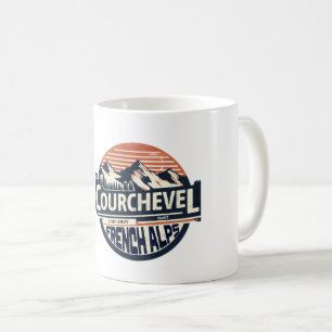 Caneca De Café estância de esqui de Courchevel, nos talões france