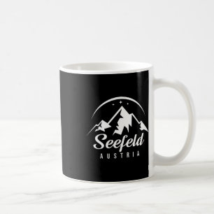 Caneca De Café Estância de esqui Seefeld Áustria Esqui Snowboard