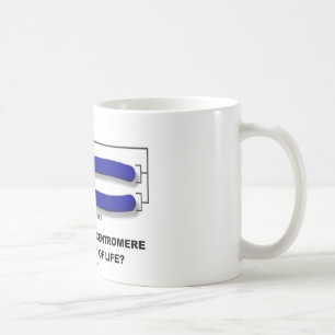 Caneca De Café Estão você no centrómero ou Telomere da vida?
