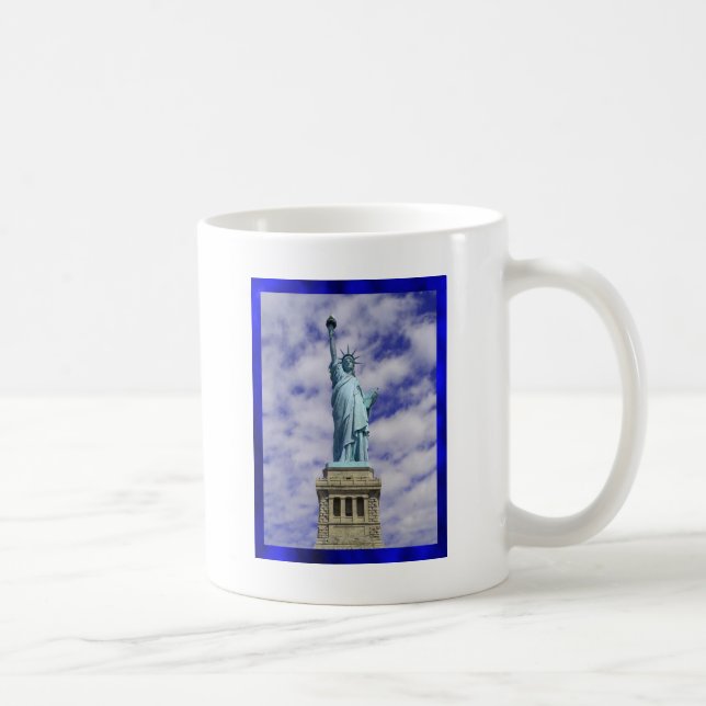Caneca De Café Estátua da liberdade, Ellis Island, New York (Direita)