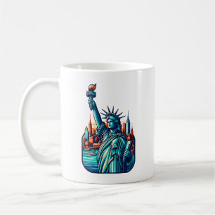 Caneca De Café Estátua da Liberdade em Nova Iorque
