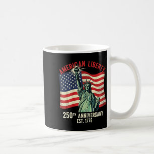 Caneca De Café Estátua do 250º aniversário da liberdade americana
