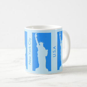 Caneca De Café Estátua Personalizada da Liberdade Nova York, EUA